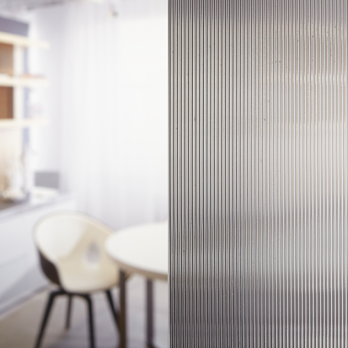 thin ribbed glass